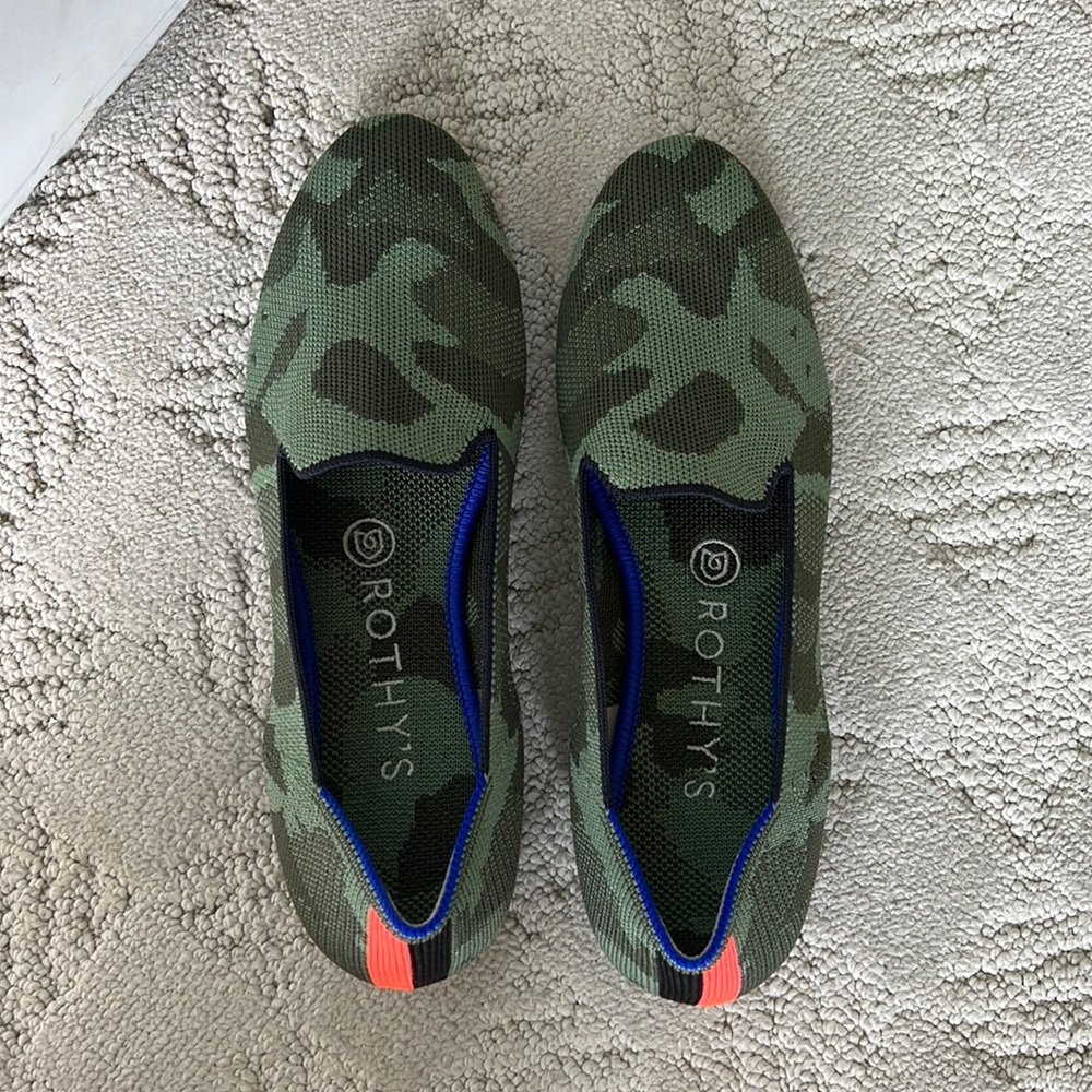 Rothy’s The Almond Loafer in Camo